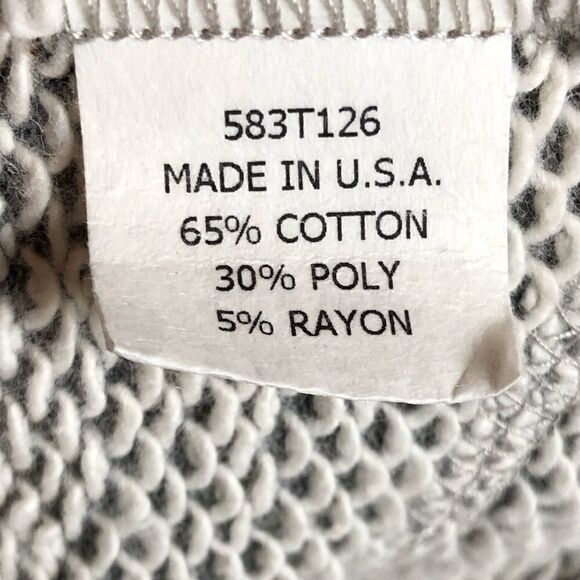 Trouble At The Mill Long Open Cardigan Sweater in Gray & White Size Small - Picture 13 of 13